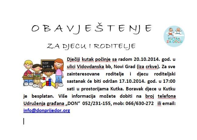 novi grad otvor